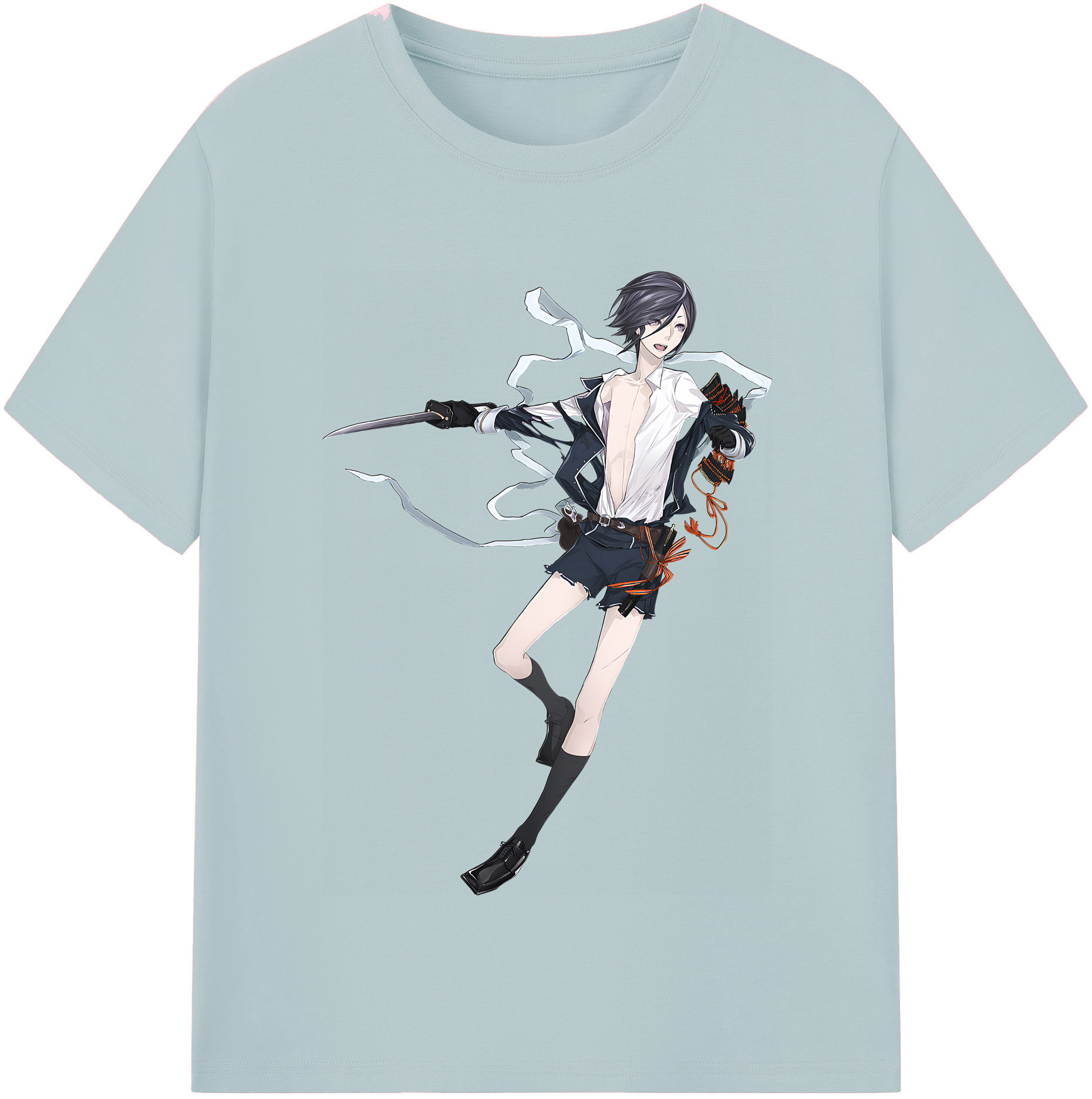 （画像用） 刀剣乱舞 Touken Ranbu 綿100％半袖Tシャツ（フロントプリント）